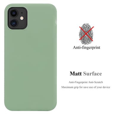 Deksel iPhone 11 Silikon cover (grønn)