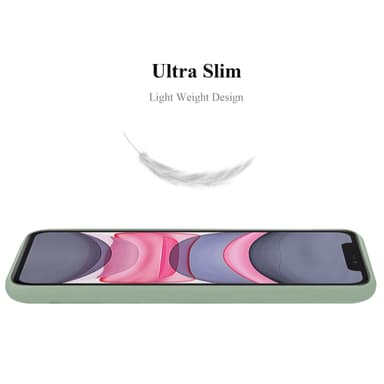 Deksel iPhone 11 Silikon cover (grønn)