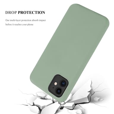 Deksel iPhone 11 Silikon cover (grønn)