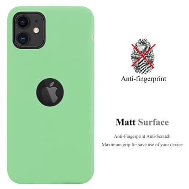 Deksel iPhone 11 Silikon cover (grønn)
