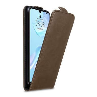 Huawei P30 deksel flip cover (brun)