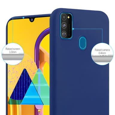 Deksel Samsung Galaxy M21 / M30s Silikon cover (blå)