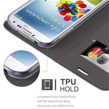 Samsung Galaxy S4 lommebokdeksel etui (blå)