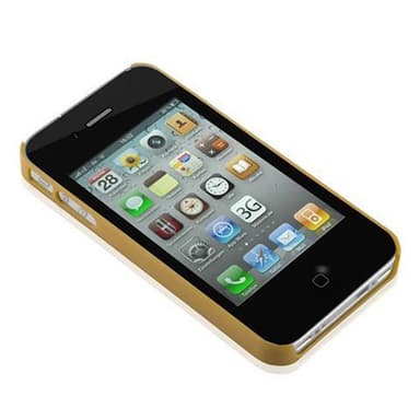 iPhone 4 / 4S Hardt Deksel Cover (gold)