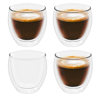 4x Espressoglass Kaffeglass Latte Macchiato