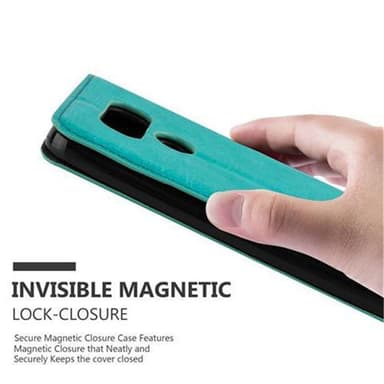 lommebokdeksel LG G6 case (turkis)