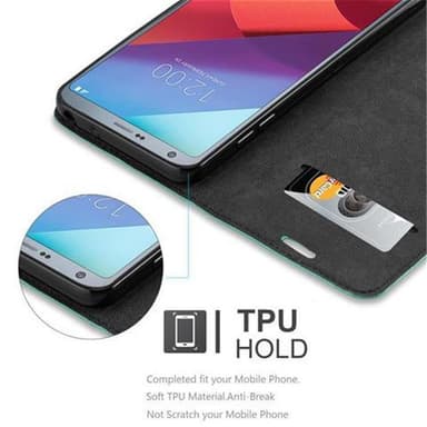 lommebokdeksel LG G6 case (turkis)