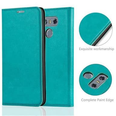 lommebokdeksel LG G6 case (turkis)