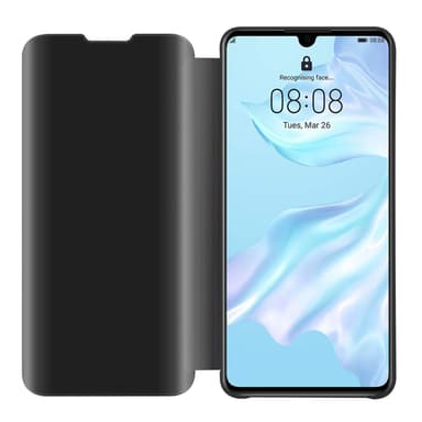 Huawei P30 lommebokdeksel etui (svart)