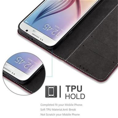 Samsung Galaxy S6 Deksel Case Cover (rød)