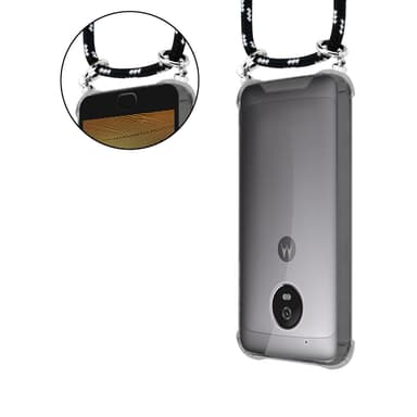 Motorola MOTO G5 Deksel med Halskjede (svart)