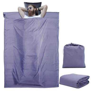 Sovepose Travel 115x 210 cm Reisesovepose (lilla)