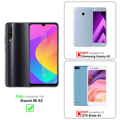 Xiaomi Mi A3 lommebokdeksel case (brun)
