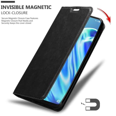 lommebokdeksel Oppo A91 case (svart)