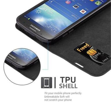 lommebokdeksel Samsung Galaxy S4 ACTIVE case (svart)