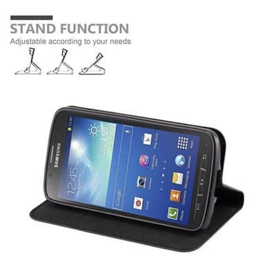 lommebokdeksel Samsung Galaxy S4 ACTIVE case (svart)