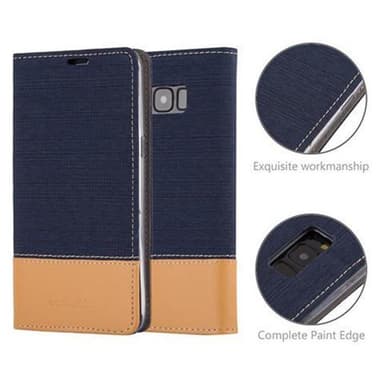 Samsung Galaxy S8 lommebokdeksel etui (blå)