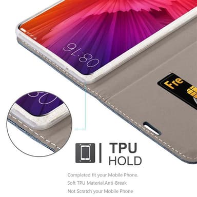 Xiaomi Mi MIX 2 lommebokdeksel etui (blå)
