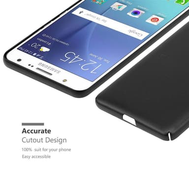 Samsung Galaxy J7 2015 Hardt Deksel Case (svart)