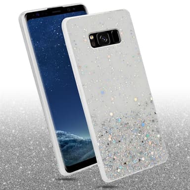 Samsung Galaxy S8 Silikondeksel Glitter (gjennomsiktig)