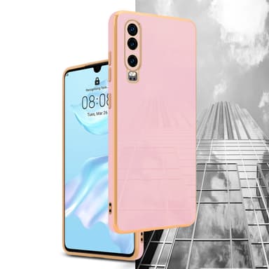 Huawei P30 silikondeksel case (rosa)