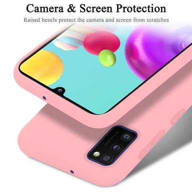 Samsung Galaxy A41 silikondeksel case (rosa)