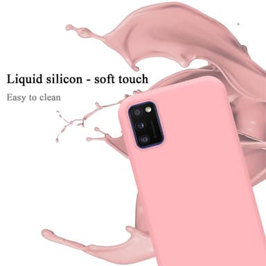 Samsung Galaxy A41 silikondeksel case (rosa)