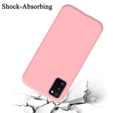Samsung Galaxy A41 silikondeksel case (rosa)