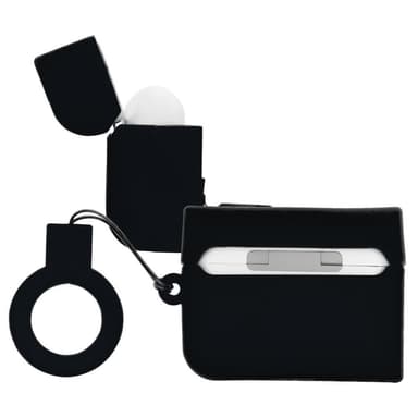 TPU AirPod etui Veske (svart)