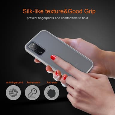 Samsung Galaxy S20 FE Deksel Case Cover (gjennomsiktig)