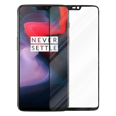 OnePlus 6 Skjermbeskytter Skärmskydd (svart)