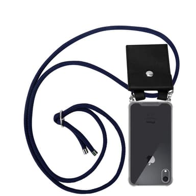 iPhone XR Deksel med Halskjede (blå)