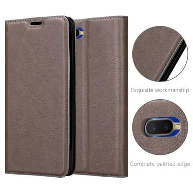 Oppo R17 NEO lommebokdeksel case (brun)