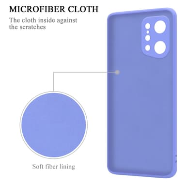 Deksel Oppo FIND X5 Ring Case (lilla)