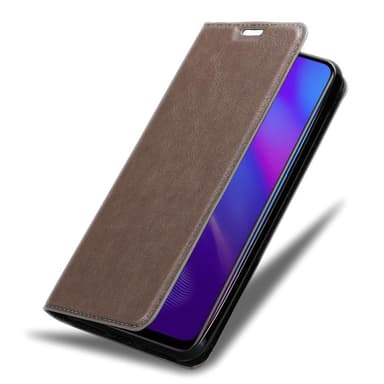 Oppo R17 NEO lommebokdeksel case (brun)