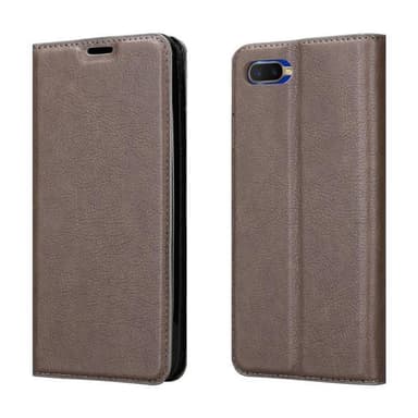 Oppo R17 NEO lommebokdeksel case (brun)