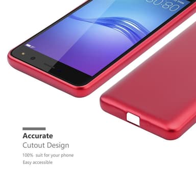 Deksel Huawei Y5 2017 / Y6 2017 Case Cover (rød)