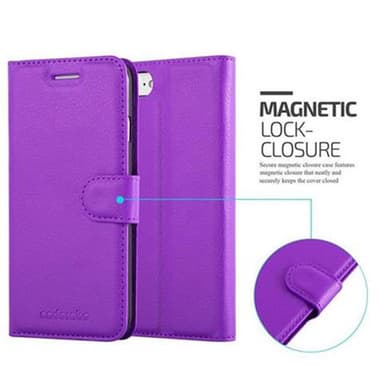 iPhone 7 / 7S / 8 / SE 2020 lommebokdeksel etui (lilla)