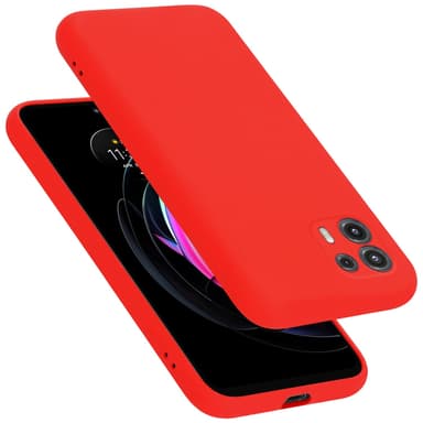 Motorola EDGE 20 LITE / FUSION silikondeksel case (rød)