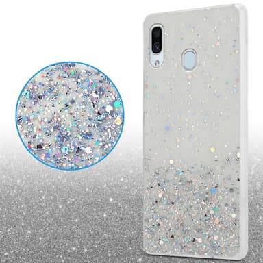 Samsung Galaxy A40 Silikondeksel Glitter