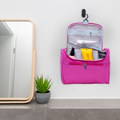 Kosmetikkveske Sminkeveske Toalettveske Make Up (rosa)