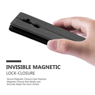 lommebokdeksel Nokia 7 PLUS case (svart)