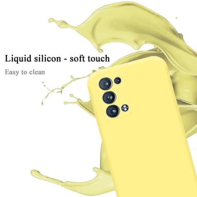 Oppo Reno6 PRO 5G silikondeksel case (gul)