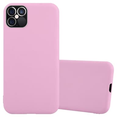 Deksel iPhone 12 / 12 PRO Silikon cover (rosa)
