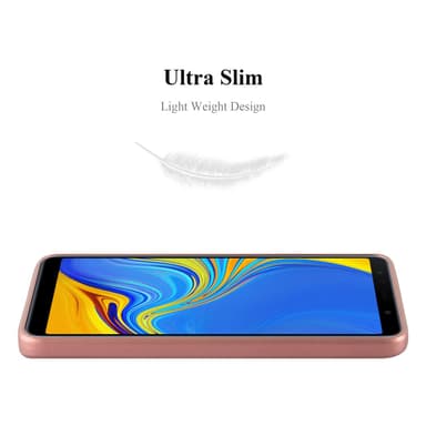 Deksel Samsung Galaxy A7 2018 Case Cover (rosa)