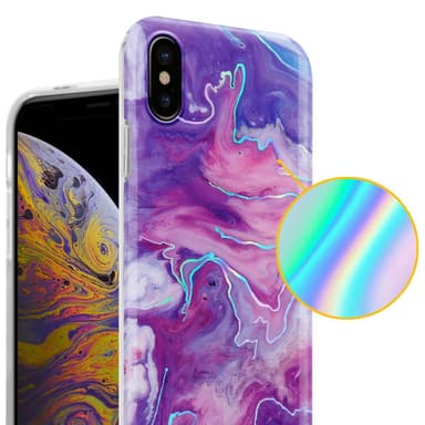 iPhone XS MAX lommebokdeksel etui (lilla)