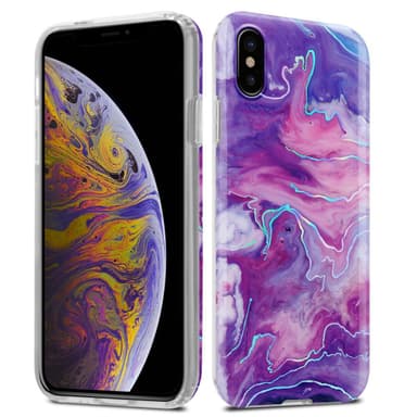 iPhone XS MAX lommebokdeksel etui (lilla)