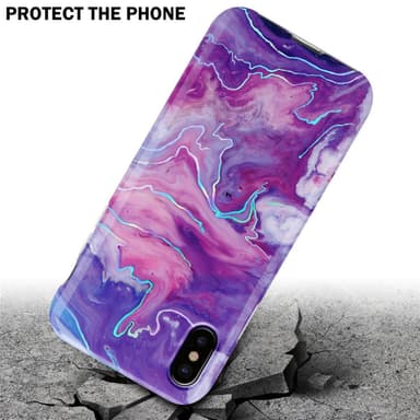 iPhone XS MAX lommebokdeksel etui (lilla)