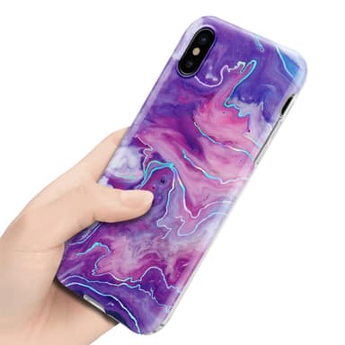 iPhone XS MAX lommebokdeksel etui (lilla)