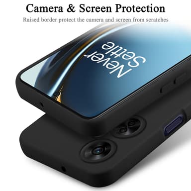 OnePlus Nord CE 3 Lite 5G silikondeksel case (Svart)
